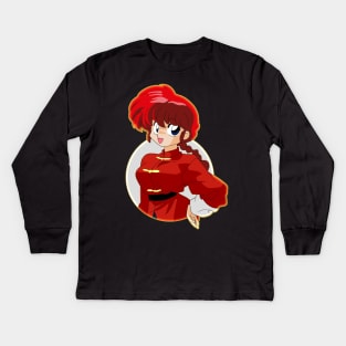 ranma saotomi Kids Long Sleeve T-Shirt